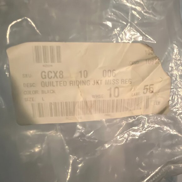 LL Bean Women's Quilted Riding Jacket in black size Large - Picture 13 of 13